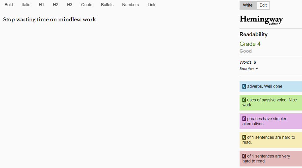 HemingwayApp