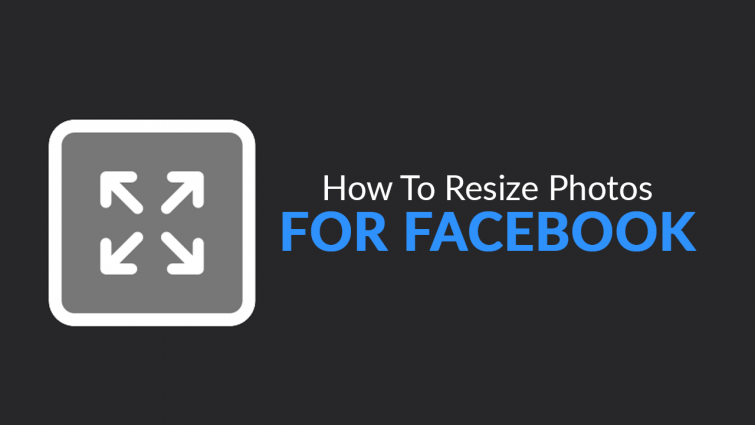 resize photos for facebook